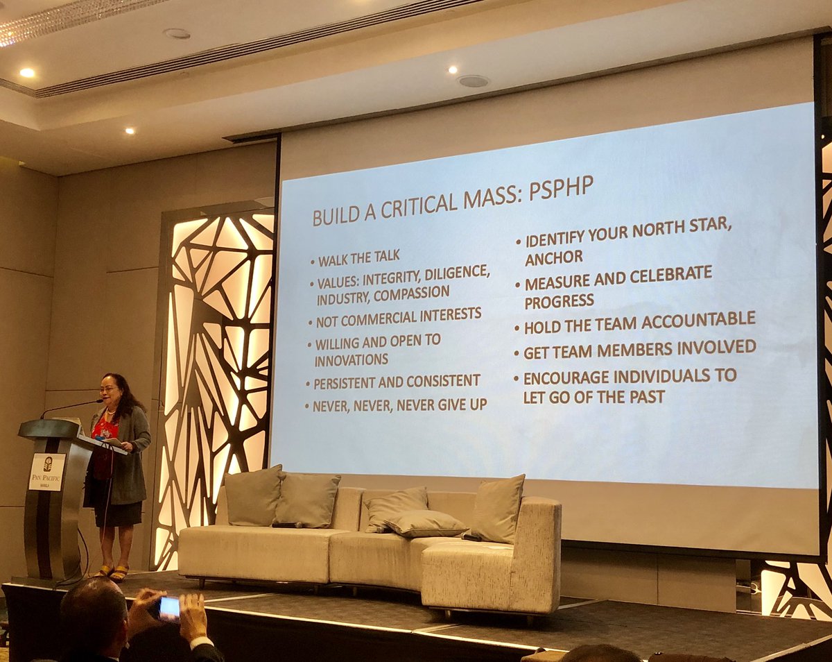 psphpofficial's tweet photo. Dr Paulyn Ubial ends her message with the challenge to public health physicians. #PSPHP #PHCon2019 https://t.co/Qz8SXGn1O6