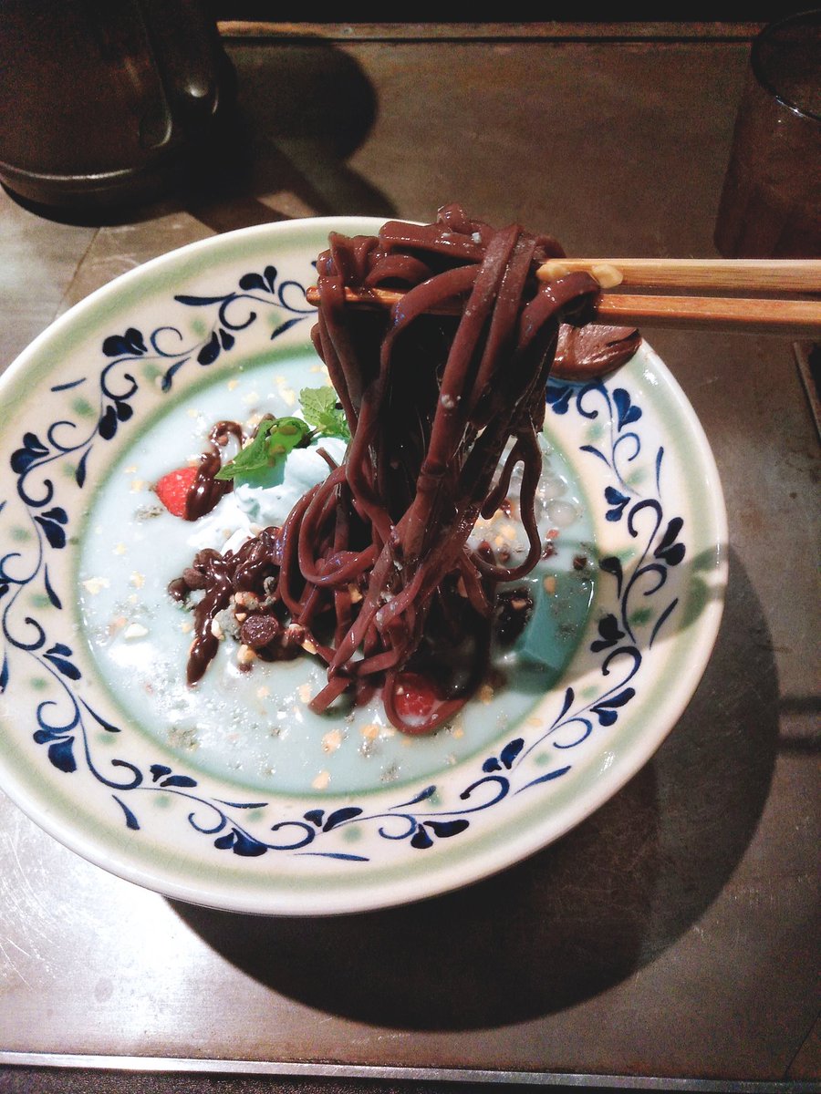 チョコミントラーメン