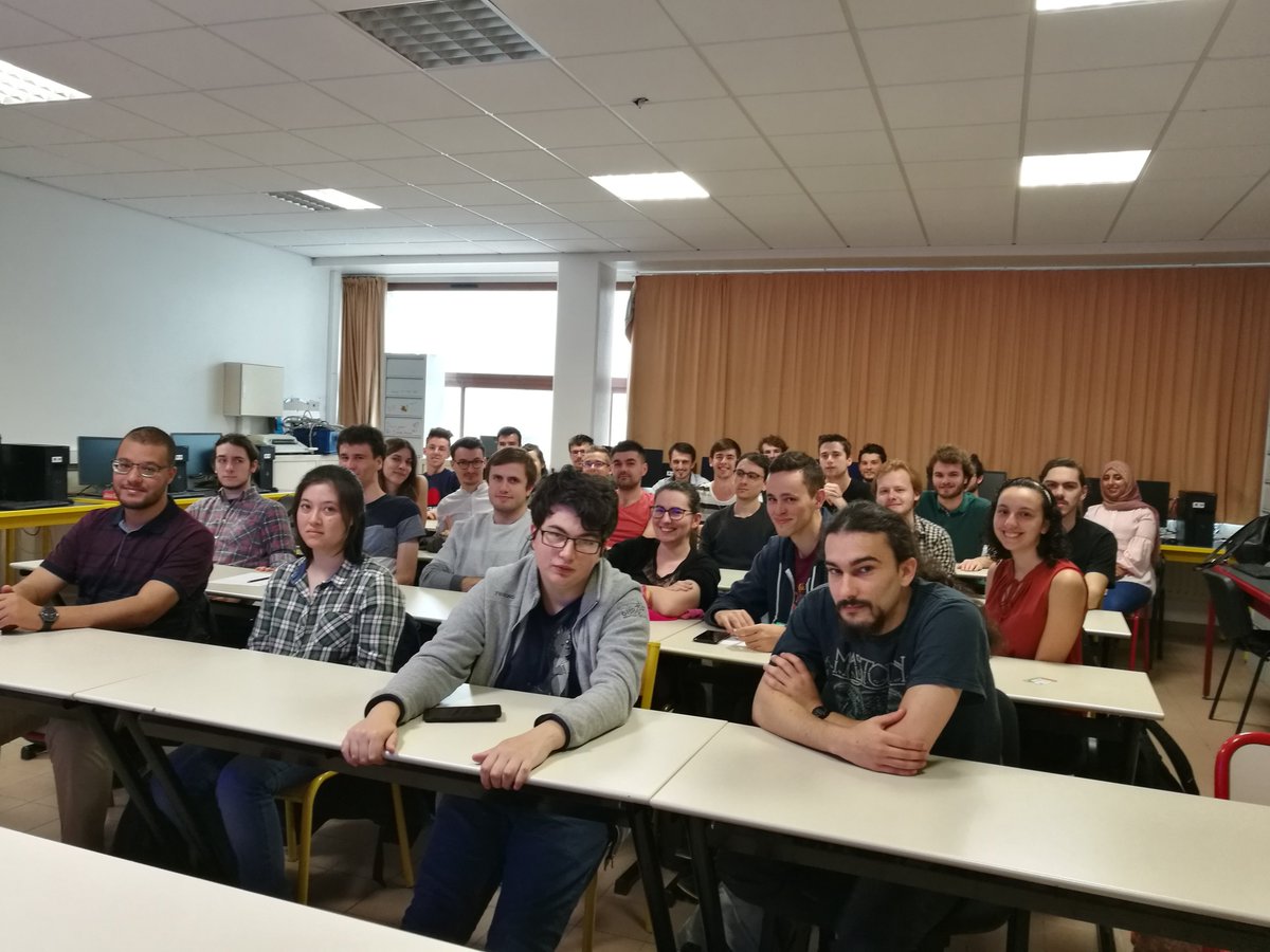 DptInfoNantes's tweet photo. #Bonjour également au étudiants de #MasterInfo #ALMA promo 2019-2020 ! https://t.co/tomOvIZRCJ