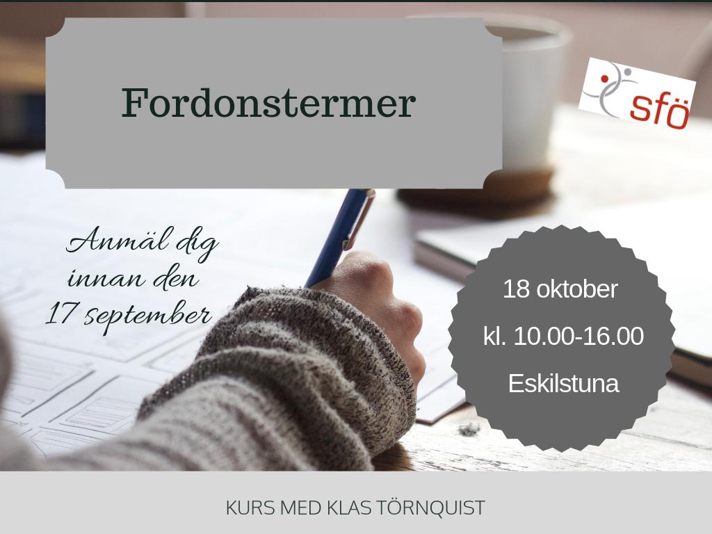 SFÖ bjuder in till en kurs om fordonstekniska grundbegrepp med tonvikt på personbilar. 

Anmälan görs till fortbildning@sfoe.se. 

Varmt välkommen!

#sfoe #översättare #terminologi