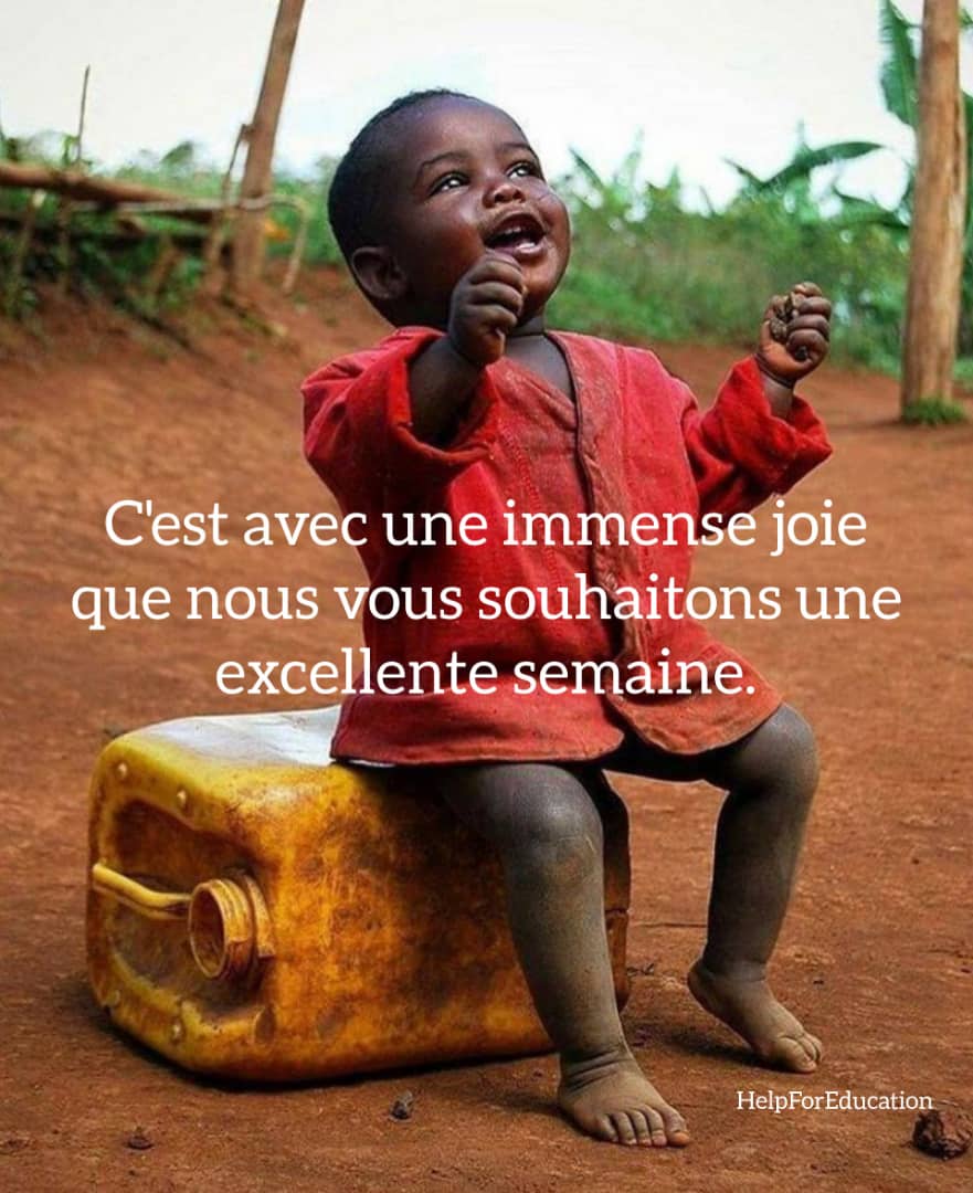 HelpForEducati1's tweet image. Que votre semaine soit aussi belle et radieuse que le sourire de ce petit ange. 🌅🌄
#helpforeducation