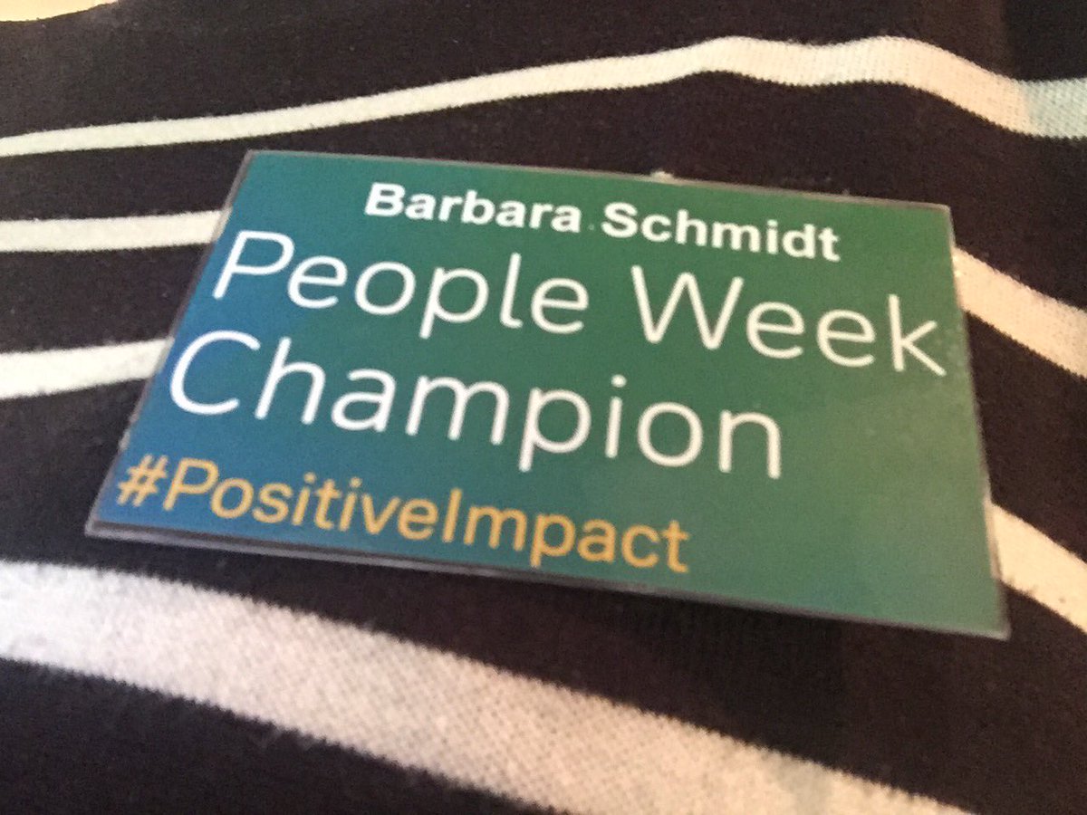 Herzlich willkommen zur @DeutscheBankAG #DBPeopleWeek #PositiveImpact #PositiverBeitrag