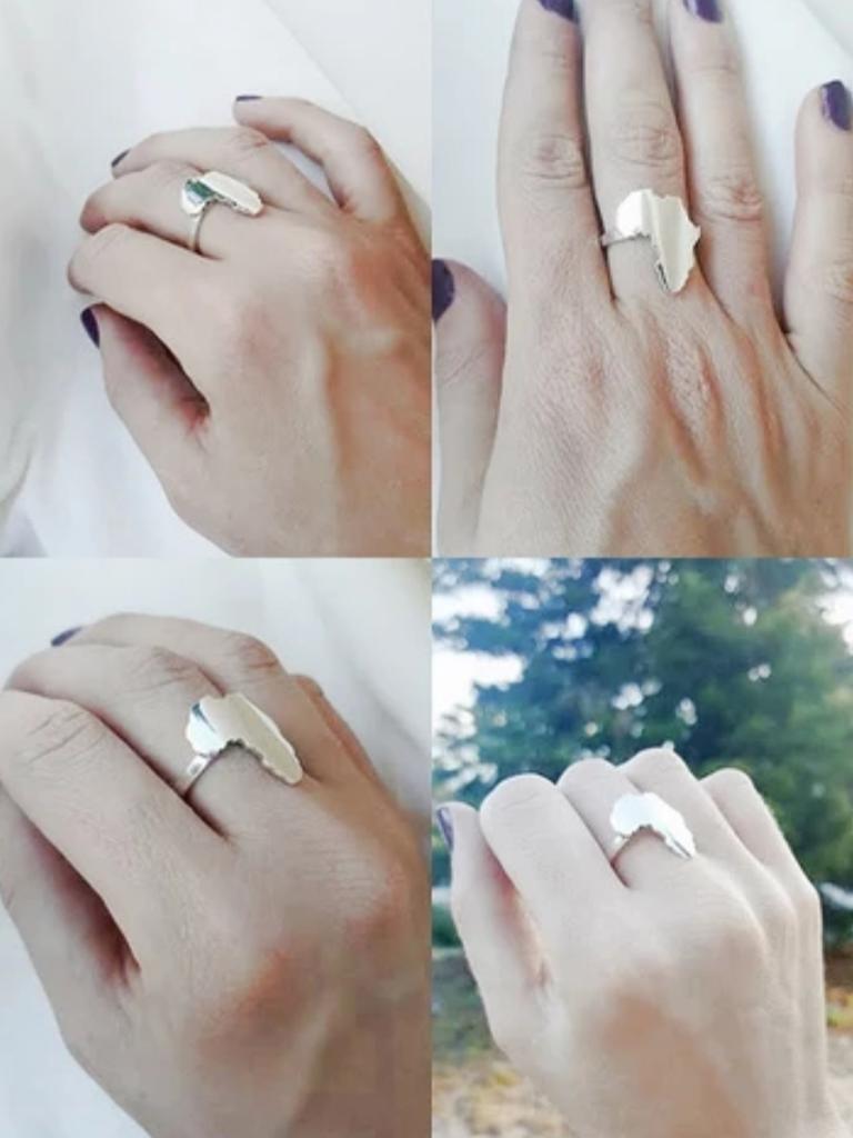 hellothula's tweet image. Africa ring. Handmade in sterling silver hellothula.co.za