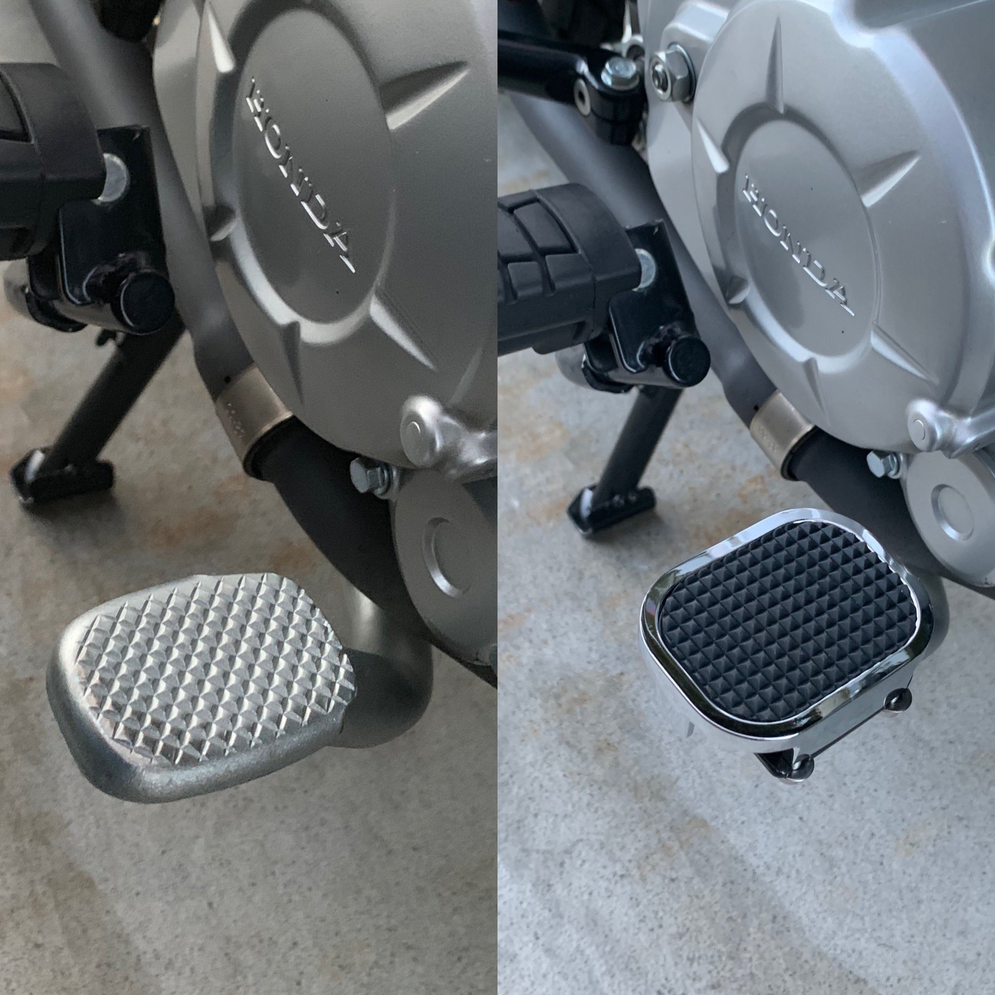 توییتر 青カブ در توییتر クロスカブにブレーキペダルカバーを付けました 面積が広がってガッチリ踏めますし 濡れてる時なんかに 踏み外したりすることもなくなりそうです T Co Zqufjttmfh