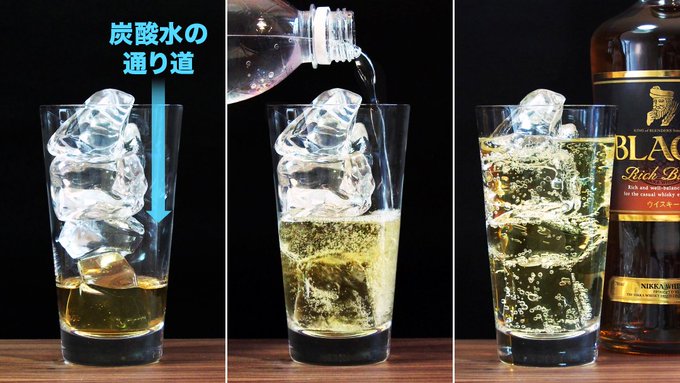 ニッカ広報に聞いた 最高のハイボールの作り方 氷の位置と注ぎ方が重要ポイント ライブドアニュース