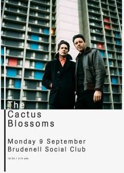 ezygig1's tweet photo. On tonight in Leeds: Cactus blossoms at Brudenell Social Club - Two American Brothers - country, rock and more... #ezygig #keepvenuesopen #keepmusiclive https://t.co/3WA1YT0Xfb