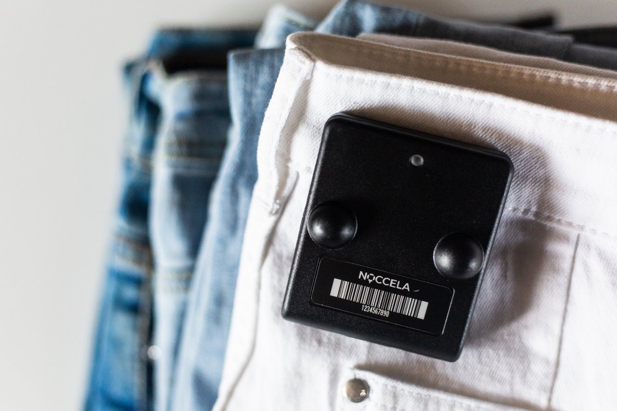 noccela's tweet photo. If any of these #Noccela tagged pair of jeans get stuffed in a foil lined bag or taken out from the store without payment, the staff will get notified via Noccela Mobile App. The notification gives real-time information with accurate location details. #Lossprevention #Retail https://t.co/pYEFxvl7nV
