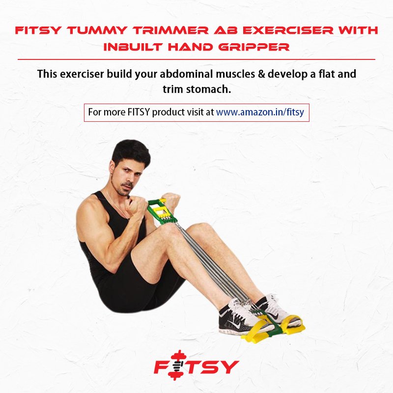 FITSY® Tummy Trimmer Ab Exerciser With Inbuilt Hand Gripper
Buy Now at amazon.in/Fitsy-Trimmer-…
.
.
#Fitsy #Amazon #Fitness #AbExerciser #HandGripper #Gym #GymExercise #Health #GymLife #BestOffer #GreatDeals #GymMotivation #Products #Workout #Exercise #HomeExercises #GymExercises