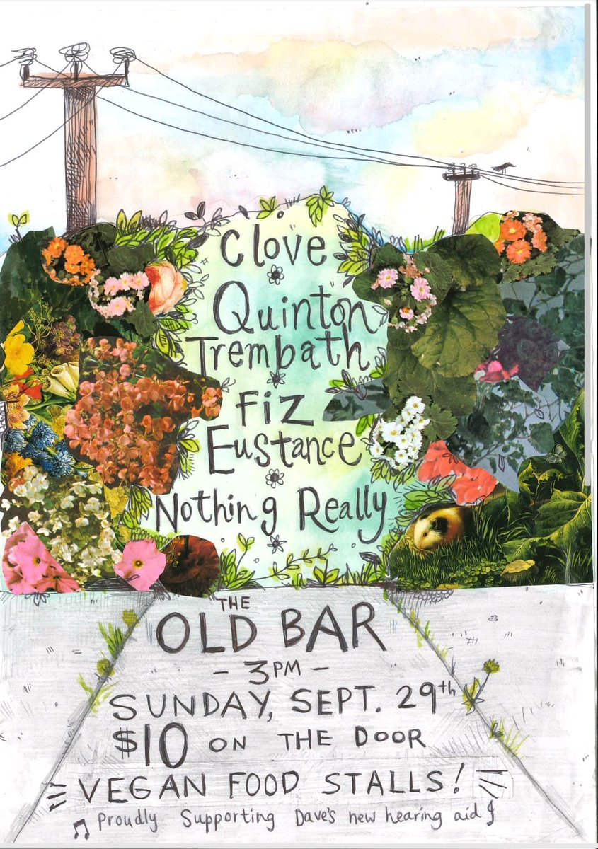 We’re back after our sold out EP launch at the Gaso supporting our friend Dave Dowling in his endeavour to install some new ear tech for listening capabilities.

Come down Sunday 29th September and cure that Grand Final hangover at the Old Bar!