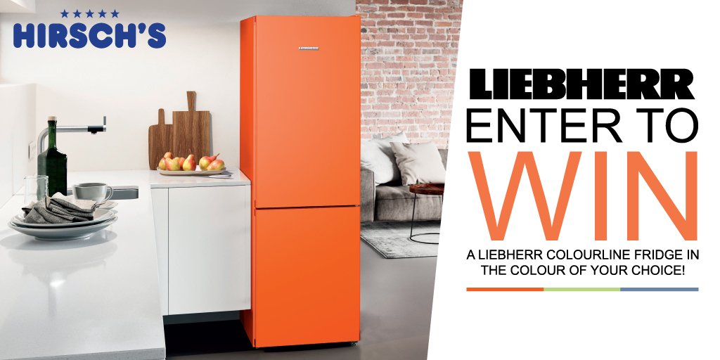liebherr fridge freezer orange