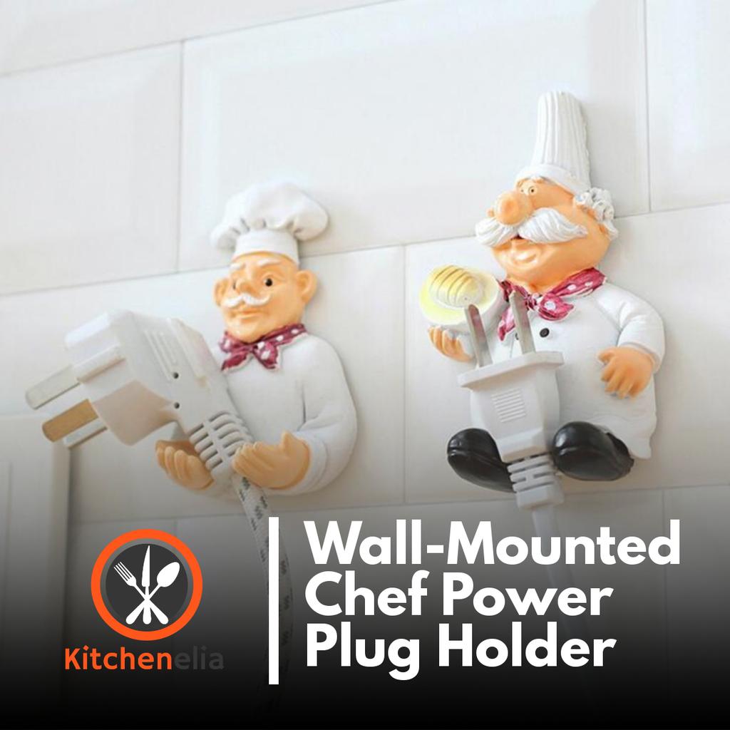"Available in 2 different designs, these cute little chefs can keep your kitchen tidy from cable clutter of unused kitchen appliances." bit.ly/2puqcWT #cooking #kitchentools #chef #kitchen #kitchengadgets