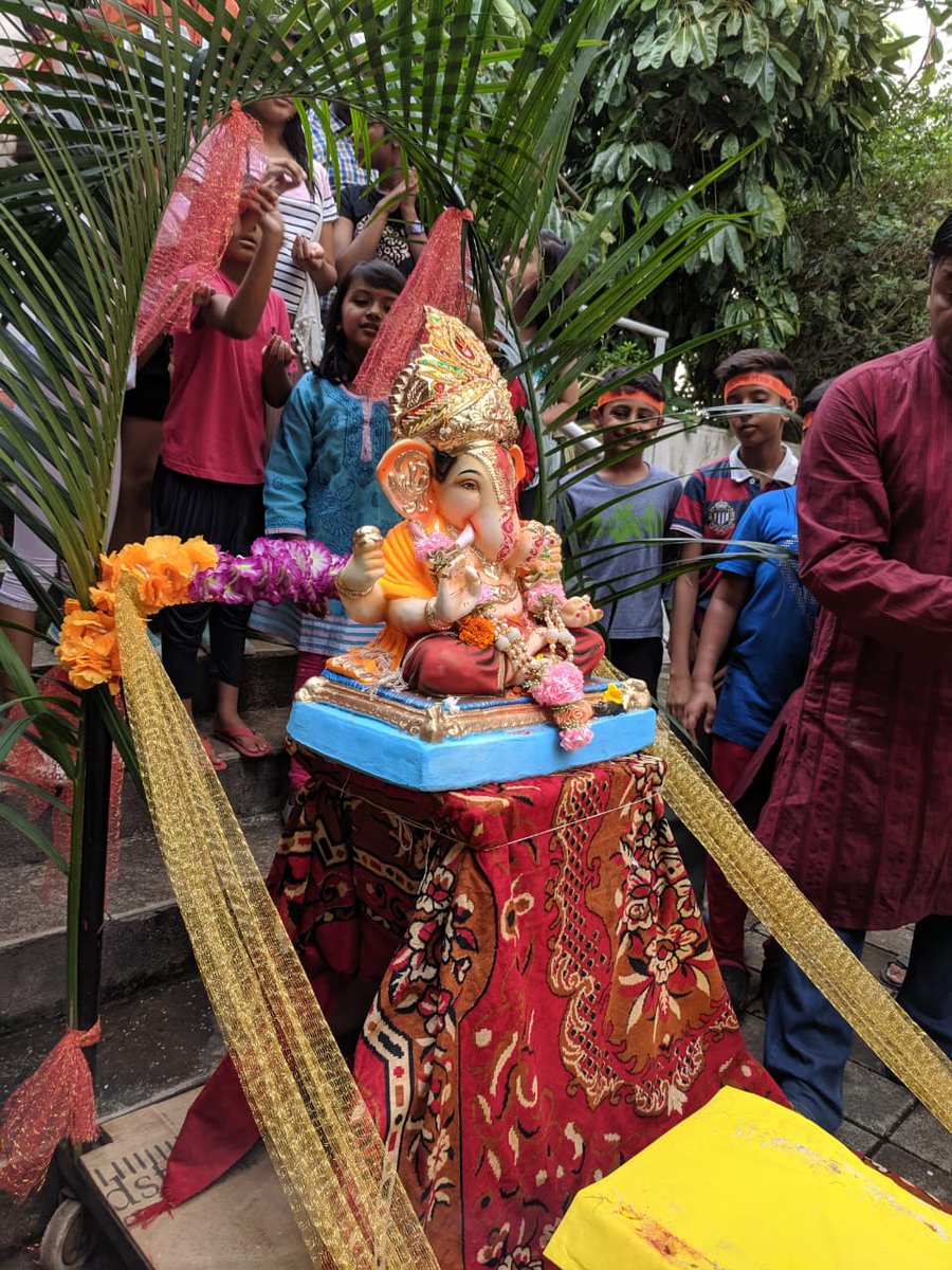 MarvelEnigma's tweet photo. We have bid adieu to Lord Ganesha with great celebration. Ganpati Bappa Moria. https://t.co/zvl0gG2WrD