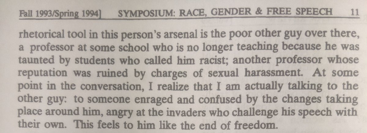 Excerpt from Metsuda's Progressive Civil Liberties speech.