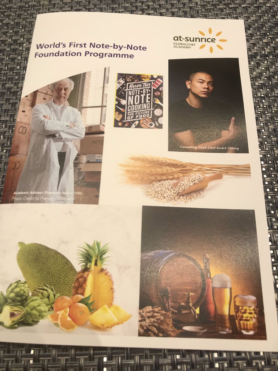 HeadDulwichSG's tweet photo. A fascinating evening with great company and wonderful food @atsunrice exploring note-by-note cuisine. Traditional ingredients replaced by their composite compounds to feed more people for less money with less waste and using less energy. #thefuture #sustainability #notebynote https://t.co/JBBQMDnVT0