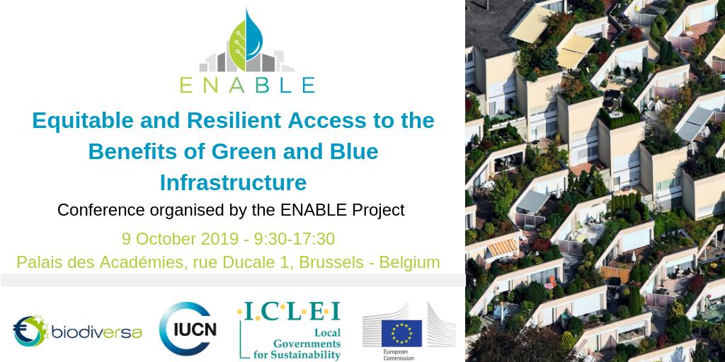 EnableUrban's tweet photo. 30 Days to #ENABLEConference! Oslo &amp; Lodz, Stockholm, Barcelona &amp; Halle (tbc) together with ENABLE researchers to discuss how the benefits of #greenblueinfrastructure can help tackling urban socio-ecological challenges. #EURegionsWeek. More Info: https://t.co/G5VomrQ1H5 https://t.co/x3WxCsDUAG