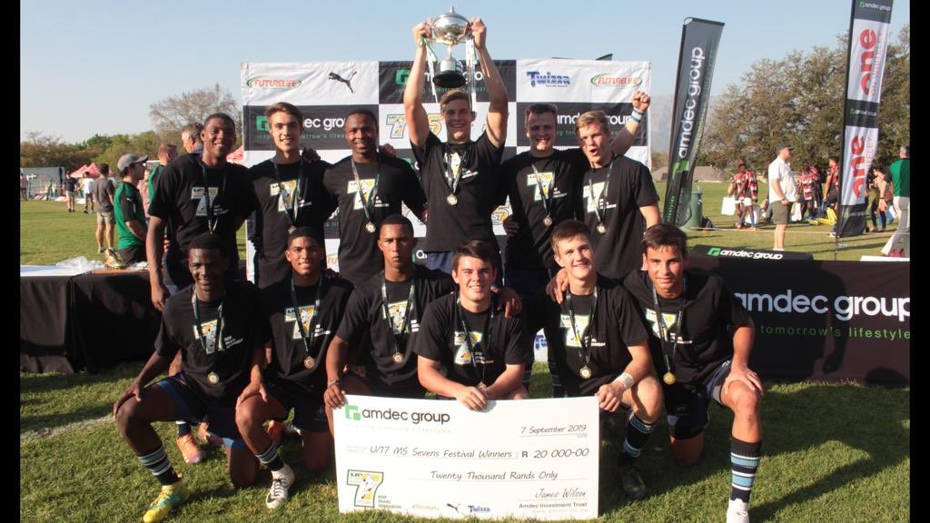 MS7sFestival's tweet photo. U17 CUP CHAMPIONS
🏆 Paarl Boys’ High🏆
#MS7s #AmdecGroup #PumaSA #Twizza https://t.co/4KjDsW0r3u