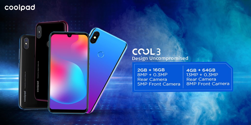CoolpadInd's tweet photo. #Cool3 #DesignUncompromised
Looking for smartphone at pocket friendly price? We cares for your savings!!! You can get your #CoolpadSmartphone with cool specifications at: https://t.co/pRINkhTs2c https://t.co/AmAaVIJJc0