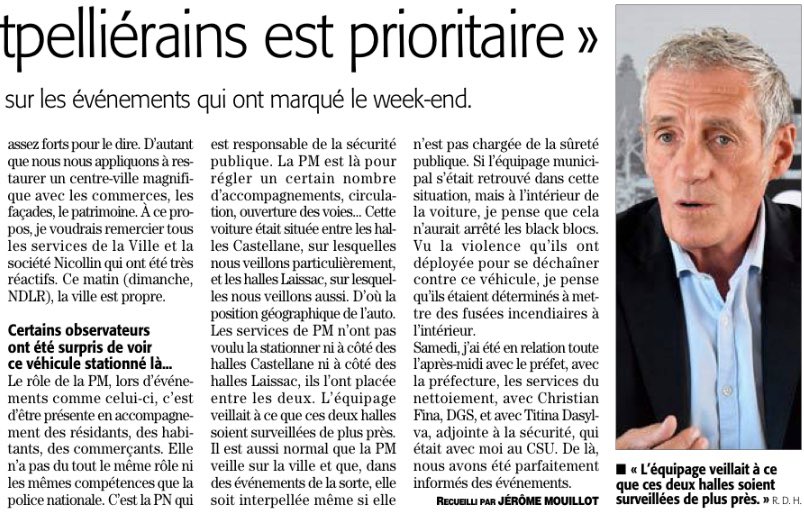 titinadasylva's tweet photo. Je salue le professionnalisme, le courage et le sens du service des agents de police municipale de la ville de #Montpellier. @Saurel_P https://t.co/t9FUNOC7fp