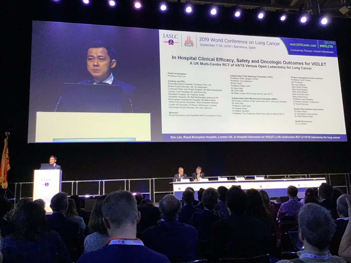 Mikeshackcloth's tweet photo. @ekslim presenting results of VIOLET trial @IASLC #wlcc19 https://t.co/clxrzUn8fe