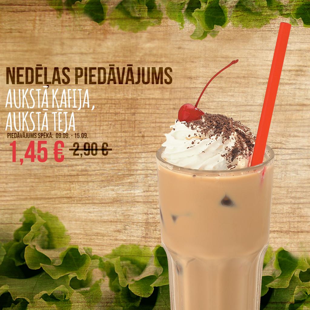 Šī nedēļa ir karstuma rekordu un aukstu dzērienu nedēļa. Nāc un atveldzējies pie mums par īpašu cenu!
