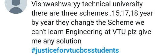 mohdsh973928373's tweet photo. #justiceforvtustudents 
Justice for students who r studying in VTU... 
Justice for 15 and 17 scheme https://t.co/jLISCDL5ot