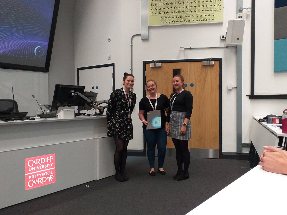 DYME2019's tweet photo. Congratulations to our #DYME2019 prize winners sponsored by @RoySocChem @DaltonTrans 🏅🏆 Oral prizes: Francis Lam and Sanita Tailor
Poster prizes: @koriandrea and Timothy Boyd https://t.co/YBo7QxQT6m
