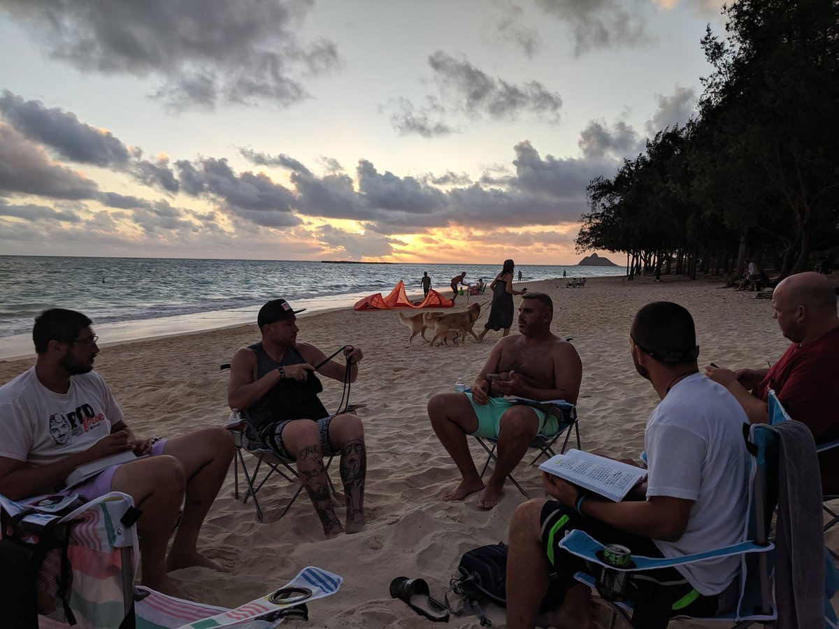 DaRealGregLopez's tweet photo. Super BLESSED to be able to do sunrise devotions every single day with these amazing guys. 🤙
#HopeCenterMinistries
#Empower #Leadership https://t.co/9lWuevGuOM