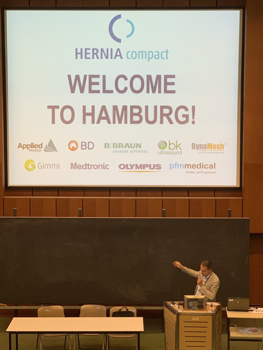 Herniadoc's tweet photo. Start of the famous annual Hernia Compact course in UKE,as Pre-Courses available at #EHS2019 @EhsHamburg .
46 surgeons from 25+ countries!
Thanks to Professors @WolfgangReinpo1 @HenningNiebuhr @rfortelny Ralph Lorenz, Berne Stechemesser, Franz Mayer for making this happen. https://t.co/v20GyTF916