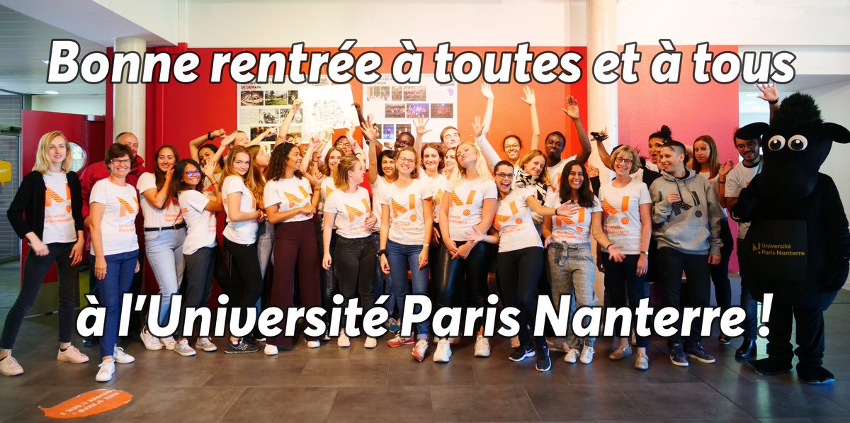 UParisNanterre's tweet photo. // #Rentrée2019 // ���� On y est ! 🎉

Nous vous souhaitons une belle rentrée à toutes et à tous à @UParisNanterre &amp; une belle année universitaire enrichissante !

On en profite pour remercier l'équipe de tutrices et tuteurs qui vous ont accompagné·e·s durant les pré-rentrées 💕 https://t.co/hhkgGOVSKx