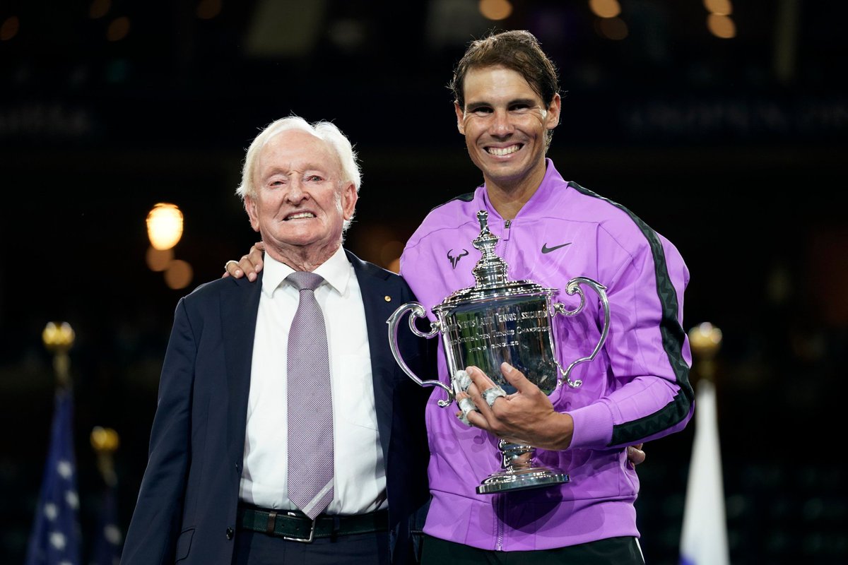 #USOpen 
Men's Singles
FINAL

[2] RAFAEL NADAL 🇪🇦 wins his 4th US Open title, beating [5] Daniil Medvedev 🇷🇺 in a tight 5-set match, 75 63 57 46 64

(Pic: ATP)