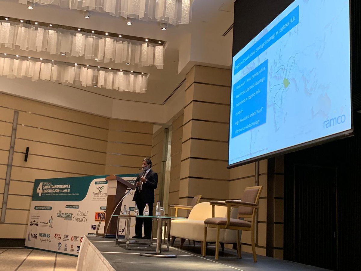 4thTransFreight's tweet photo. @sabharwal_naval - VP Logistics, @RamcoSystems presenting at the 4th Annual Saudi Transfreight &amp; Logistics 2019 event hosted by @BricsaConsultin 

To know more about our conferences visit: https://t.co/OR5mtsWy6O

#TransFreight #Logistics #SaudiArabia #Freight #Cargo #Shipping https://t.co/Z3qRm6ASUC