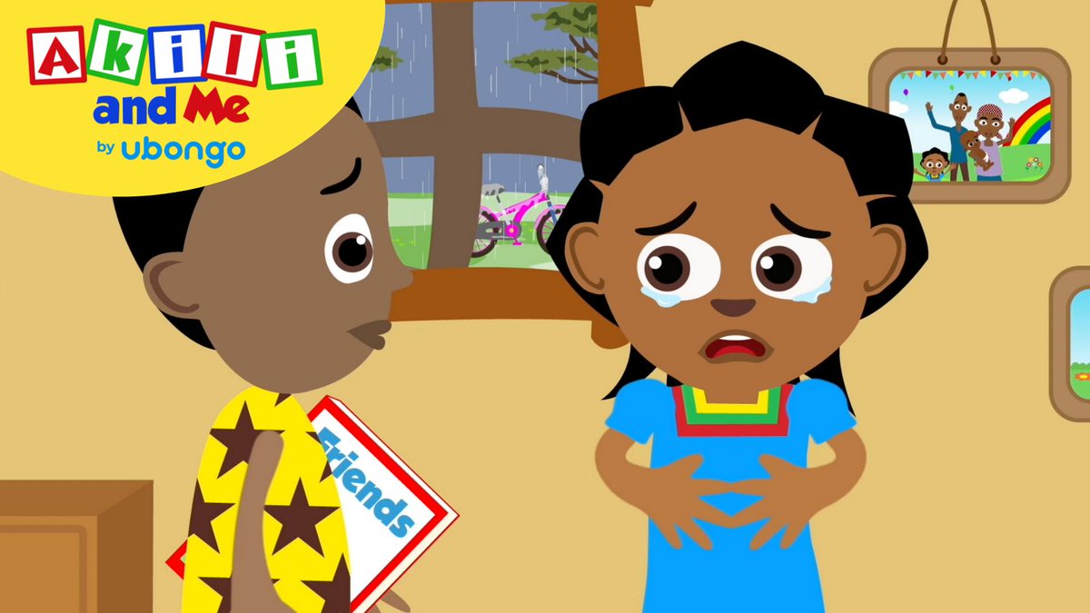 akiliandme's tweet photo. Akili is sad. She is crying. What will her friend do to make her feel better? What do you do to cheer up your kid when they are sad? #akiliandme #playLearn #Born2Learn #LetsStartEarly
https://t.co/WWSQzyTkLW https://t.co/5NFnoxhk5D