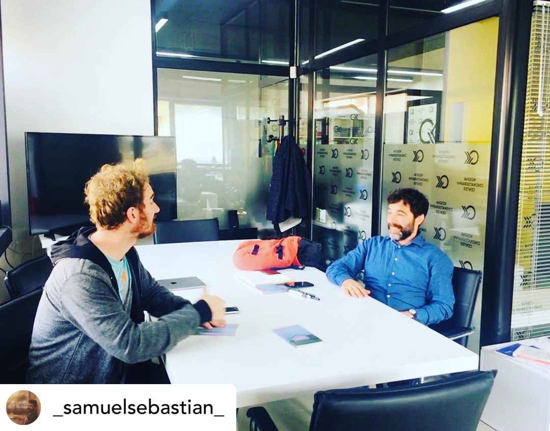 HumansFest's tweet photo. El Director de Humans Fest, Samuel Sebastian, ha visto en primera persona como la cinematografía kosovar ayuda a superar las heridas de la guerra.  #pristina #kosovo #humansfest2020 #ddhh #humansrights https://t.co/8KrabqoSNm