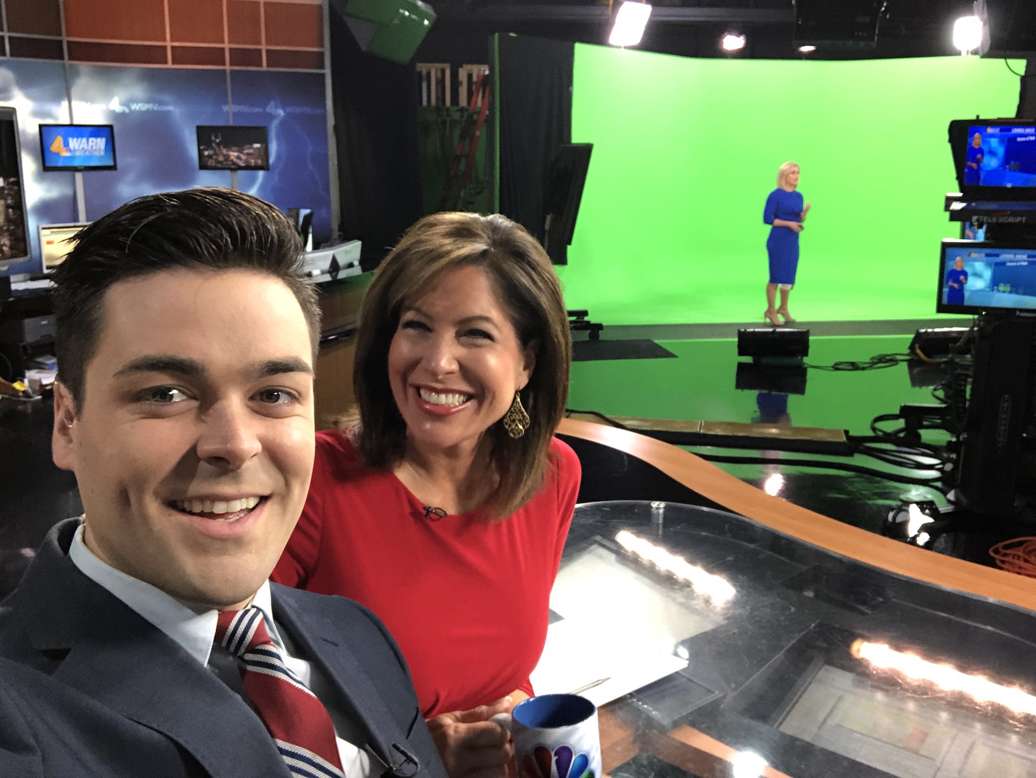Joshua Cole on Twitter: "Happy Monday - It sure is for me at the desk with  @WSMVHollyT! Grab that coffee and join us on @WSMV NOW!!  https://t.co/1shfsyatHV" / Twitter