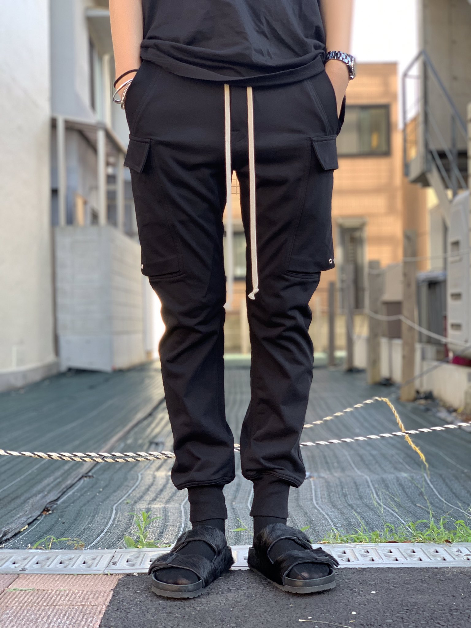 Rick Owens ドローストリング クロップドサルエルパンツ 46 美品