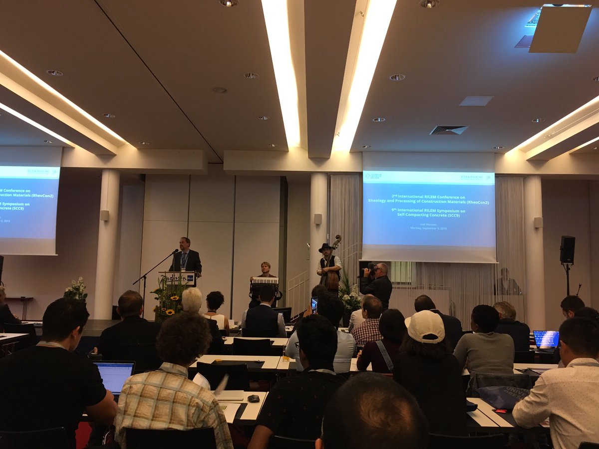 g_krage's tweet photo. Finally: start of SCC9 &amp; RHEOCON2 conferences at @tudresden_de! Looking forward to hear about #rheology, #concrete, #self-compacting-concrete and much, much more! https://t.co/iURO0lnWEO