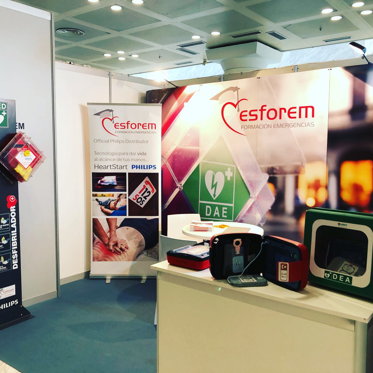 Ya estamos listos en <a href="/Gym_Factory/">Gym Factory</a> para el mayor #Networking del mundo del #Fitnnes donde los profesionales podrán descubrir las novedades para #EspaciosCardioprotegidos B42b