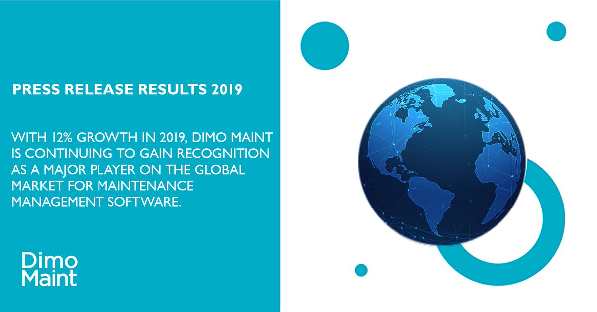 dimomaint's tweet image. The results are clear! 12% growth, a new office in Kuala Lumpur, great sales achievement... Read our press release to learn more about these great 2019 results at DIMO Maint: bit.ly/2lBxEjY #cmms #aftersalesservice #fieldservicesolution