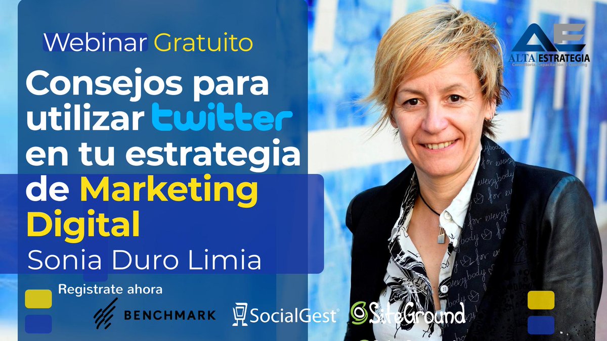 DuroLimia's tweet image. Aprende a utilizar #Twitter de forma profesional 🤓
¿Sabes cómo aplicarlo a tu estrategia de #Ventas?

Sal de dudas HOY 📇 9 SEP con el Webinar que impartiré junto a @fernandodeleone y @AltaEstrategia 

REGÍSTRATE GRATIS 👉 buff.ly/2LelpV0
(Aún estás a tiempo ❗ )