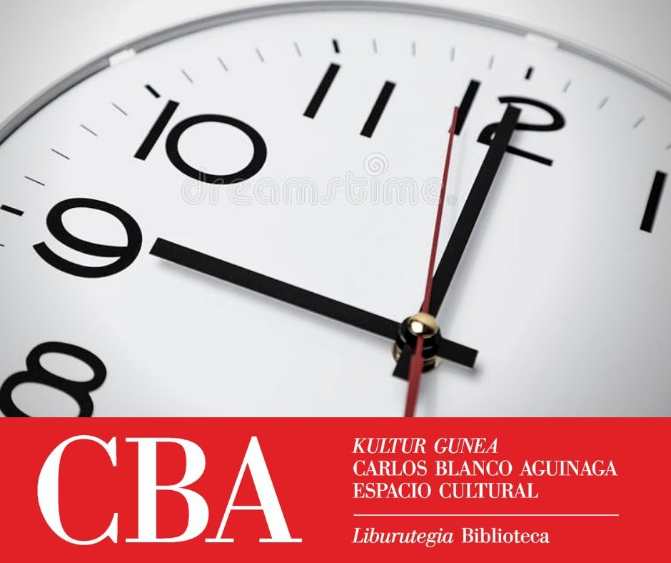 CBAIrun's tweet photo. [eus]📚🕘Egun on! Kurtso berria hasita, #CBAk ohiko ordutegia berreskuratzen du. #KulturariZubia
---
[cas]📚🕘¡Buenos días! Con el comienzo del nuevo curso, el #CBA recupera su horario habitual. #PuentealaCultura
ast.|lun. - ost.|vie. : 9:00 - 20:00 
lar.|sab. : 9:00 -13:00 https://t.co/iIV1O4Gn5J