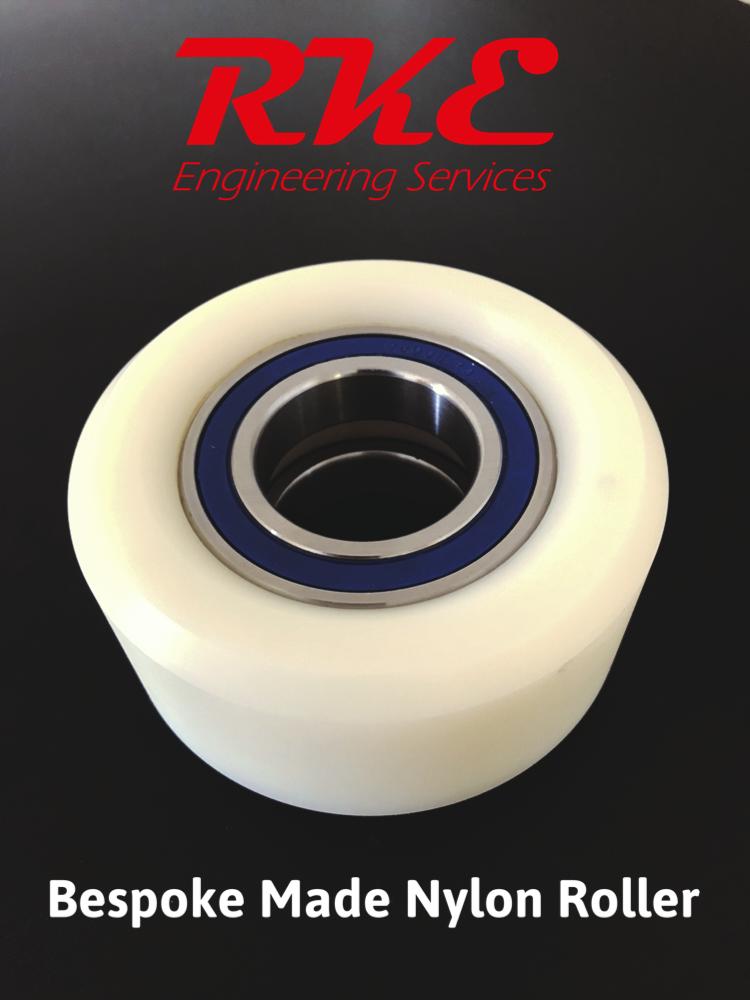 rkeengineering's tweet image. Bespoke made Nylon Roller with double bearings pressed in to place ready for install #parts #rollers #precision #bearings #bespoke #food #process #proactive #engineering #thetford