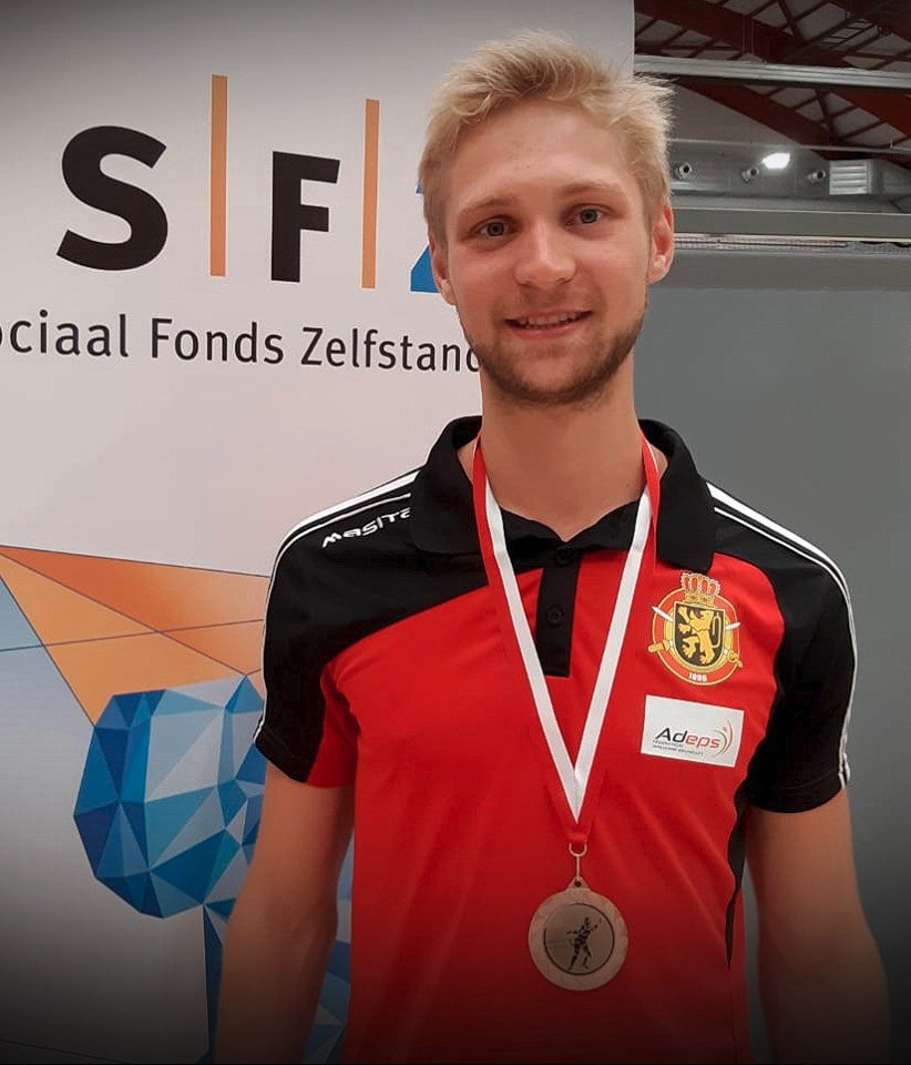 FFCEB's tweet image. Bravo à Stef De Greef pour sa troisième place au FIE Satellite d’Amsterdam! (87 participants) @ADEPS_OFFICIEL #fencing #escrime #fleuret