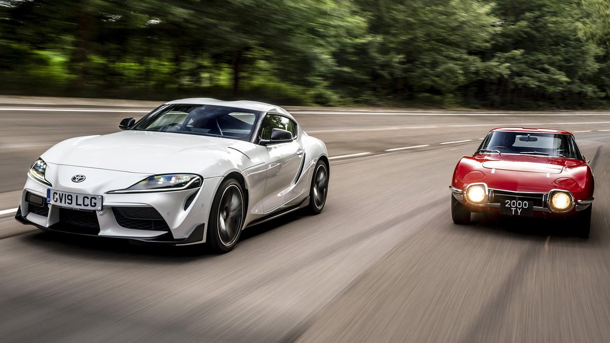 Kindred spirits. #Supra #2000GT