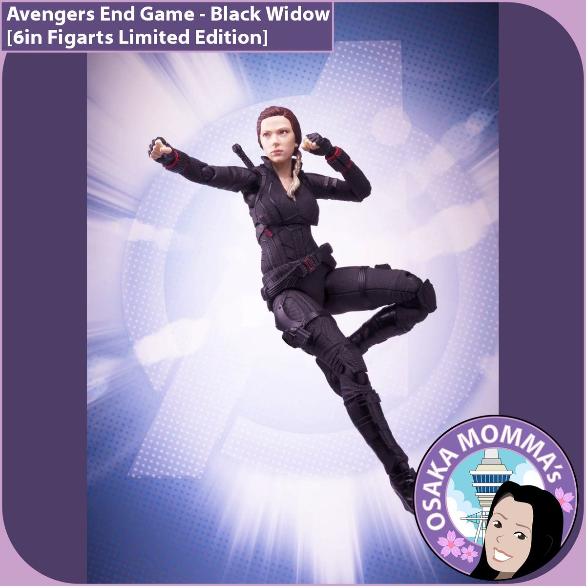 OsakaMomma's tweet photo. "Avengers: End Game - Black Widow 6in Figure
Bandai Figarts Brand
Now Available!
https://t.co/U2Gp7fNCo6
#avengers #endgame #actionfigure #nospoilers #captainsaid #marvel #stanlee #movies #now #japan #figarts #shfigarts #flexible #anypose #blackwidow #scarlett #johannson #snap https://t.co/6FQjCYnUwI