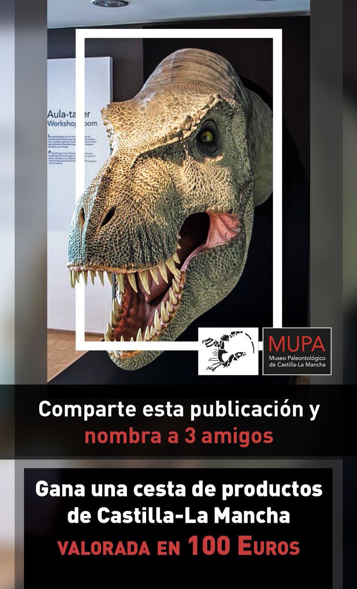 MuPaclm's tweet photo. 🚨¡¡Participa en nuestro CONCURSO!!🚨

Queremos que tod@s nos conozcan. 🦖🦕🦎

😄Si quieres ganar una cesta valorada en 100 € SÓLO tienes que RETUITEAR ESTA PUBLICACIÓN y NOMBRAR a 3 amig@s para que nos sigan.🙋‍
♀️

✌️Bases: https://t.co/ywzS0u35Vc https://t.co/rEzBUqRXaM