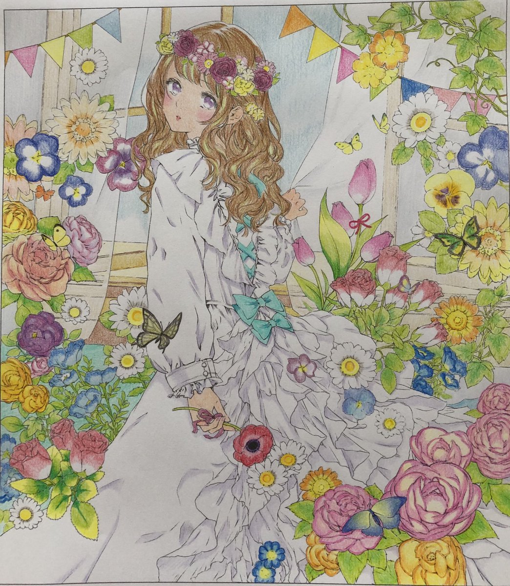 大人の塗り絵 uni色鉛筆box 四季の花編 色鉛筆 大人 の 塗り絵 作品 の最高のコレクション ~ ダウンロードおよび印刷可能なぬり絵