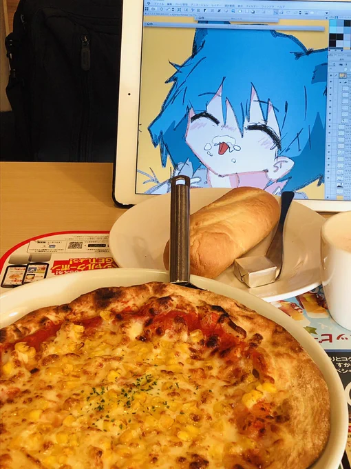 笑顔になってる 