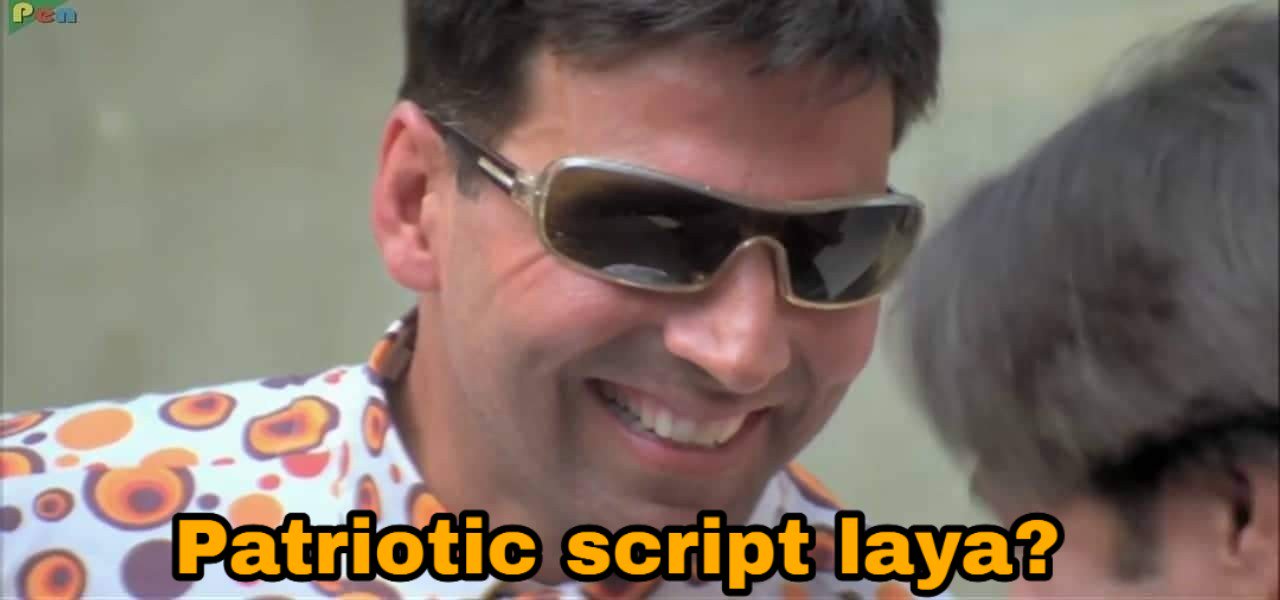  Akshay Kumar to those script
writers who are wishing him 
happy birthday 