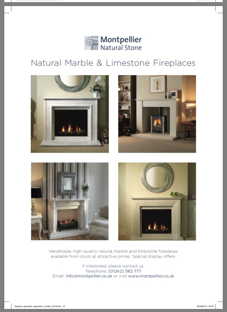 MontpellierNS's tweet photo. It’s out and we’re in! #fireplacespecialistmagazine @Jan210848 #SeptemberIssues #AW2019 #fabulousfireplaces https://t.co/FMCpNlMj3h