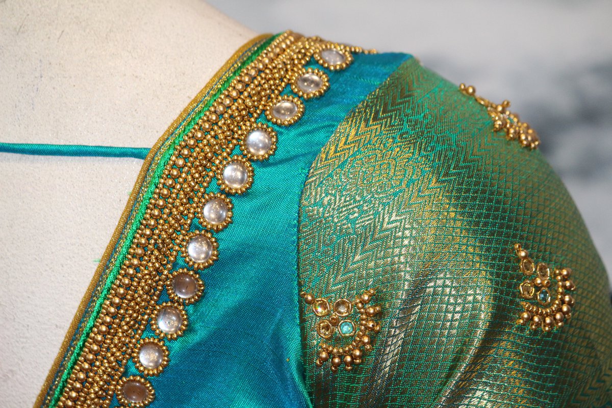 HOT Bridal Blouse Sugar Beads Designs Sugar Beads Designs 2025